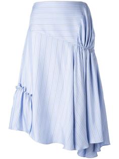 асимметричная юбка со сборками J.W.Anderson