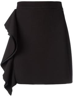 прямая юбка с оборками MSGM