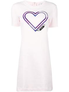 платье-футболка с логотипом в форме сердца Carven