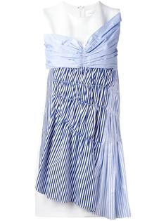 платье-шифт с полосатыми вставками Victoria Victoria Beckham