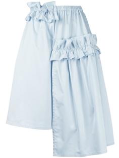 асимметричная юбка с рюшами Paskal