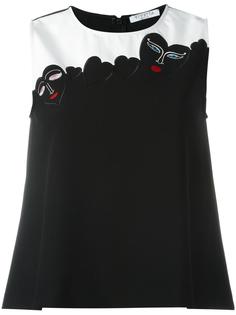 топ с вышивкой Vivetta