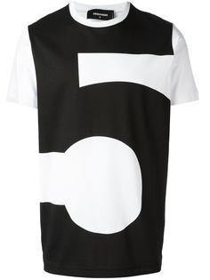 футболка "5" Dsquared2