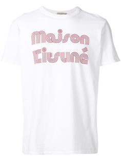 футболка с логотипом Maison Kitsuné