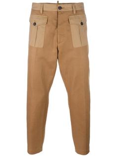 укороченные брюки с карманами спереди Dsquared2