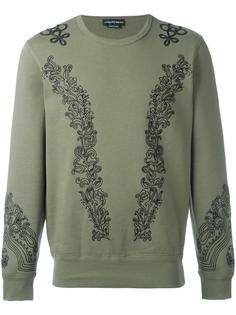 толстовка с вышивкой  Alexander McQueen