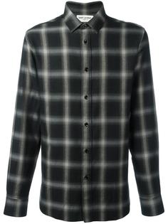 классическая рубашка в клетку Saint Laurent