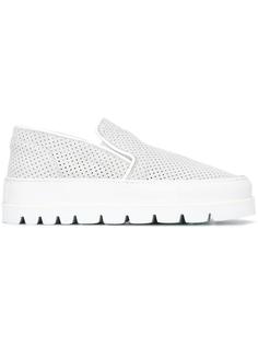 кроссовки с ребристой подошвой Mm6 Maison Margiela