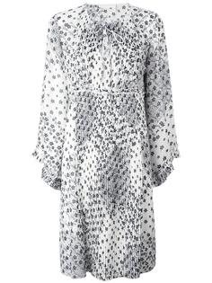 плиссированное платье с мелким узором See By Chloé