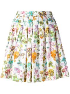 плиссированная юбка с принтом грибов  Olympia Le-Tan