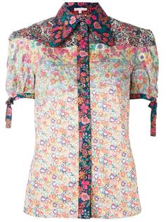 рубашка с цветочным принтом Olympia Le-Tan