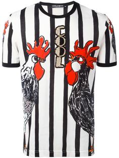 футболка с принтом Rooster Dolce & Gabbana