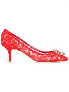 кружевные туфли  Dolce & Gabbana
