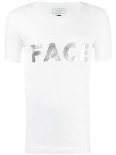 футболка с принтом логотипа Facetasm