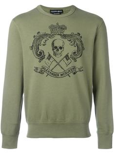 толстовка с принтом  Alexander McQueen