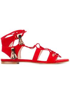 гладиаторы с кисточками Stuart Weitzman