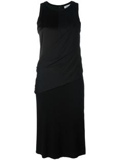 платье-рубашка с драпировкой DKNY
