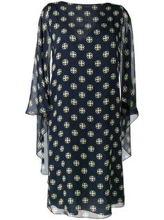 платье шифт с геометрическим узором Alberta Ferretti