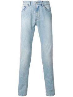 джинсы с контрастными полосками MSGM