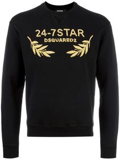 толстовка с вышивкой 24-7STAR Dsquared2