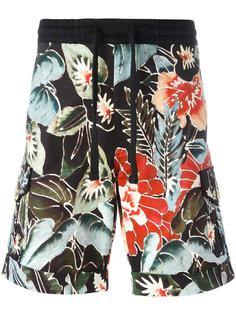 шорты с цветочным принтом Christian Pellizzari
