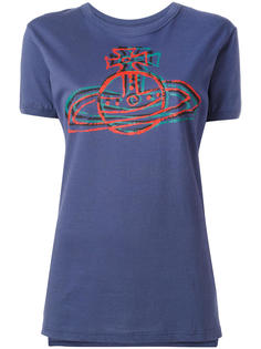 футболка с принтом-логотипом Vivienne Westwood Anglomania