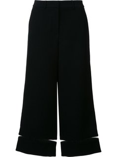 укороченные брюки с прозрачными деталями Alexander Wang