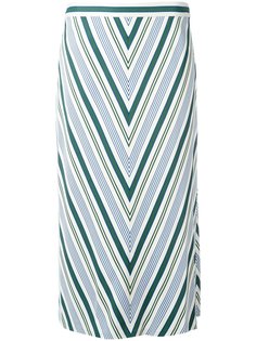 юбка с узором "шеврон" Tory Burch