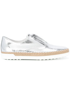 кеды с эффектом металлик  Tods Tod’S