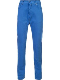 зауженные брюки Kiton