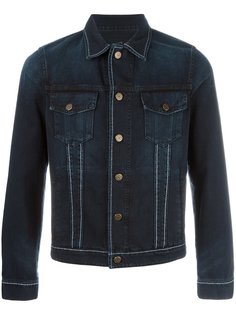 джинсовая куртка с контрастным швом Lanvin