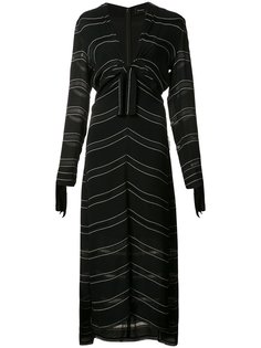 платье в полоску с узлом Proenza Schouler