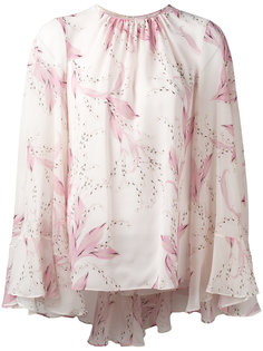 блузка шифт с цветочным принтом Giambattista Valli