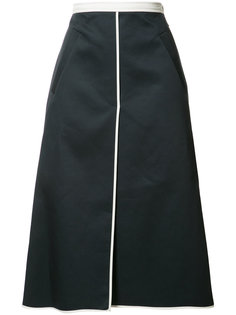 прямая юбка с запахом Thom Browne