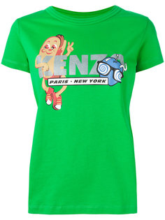 футболка с принтом логотипа Kenzo