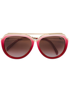 солнцезащитные очки в крупной оправе Emilio Pucci