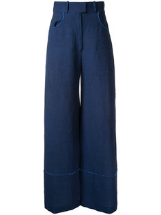 брюки с необработанными краями Martin Grant