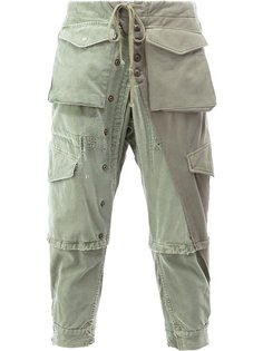 укороченные брюки-карго Greg Lauren