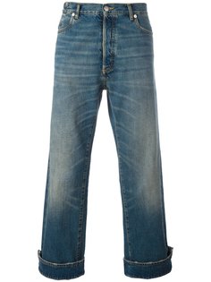 укороченные джинсы с подвернутыми манжетами Maison Margiela