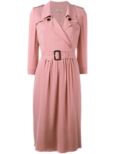 платье с запахом и поясом Burberry