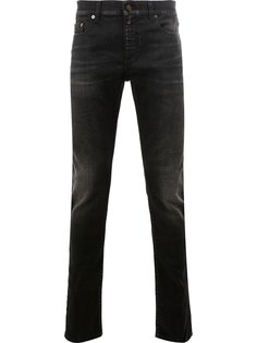 джинсы скинни с заниженной талией Saint Laurent