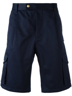 шорты с карманами и заплаткой с логотипом Moncler Gamme Bleu