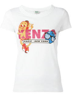 футболка с принтом хотдога Kenzo