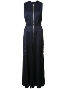 длинное платье с поясом Victoria Beckham