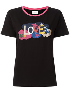 футболка с принтом Love Saint Laurent