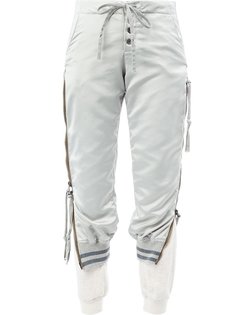 укороченные двухслойные брюки Greg Lauren