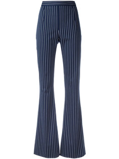 полосатые брюки с завышенной талией Pierre Balmain