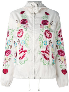 куртка-бомбер с цветочной вышивкой P.A.R.O.S.H.