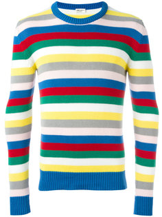 вязаный свитер в полоску  Saint Laurent