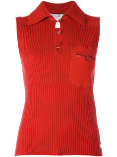 ребристый топ Christian Dior Vintage